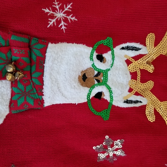 NWT Ugly Llama Christmas Sweater - Picture 3 of 4